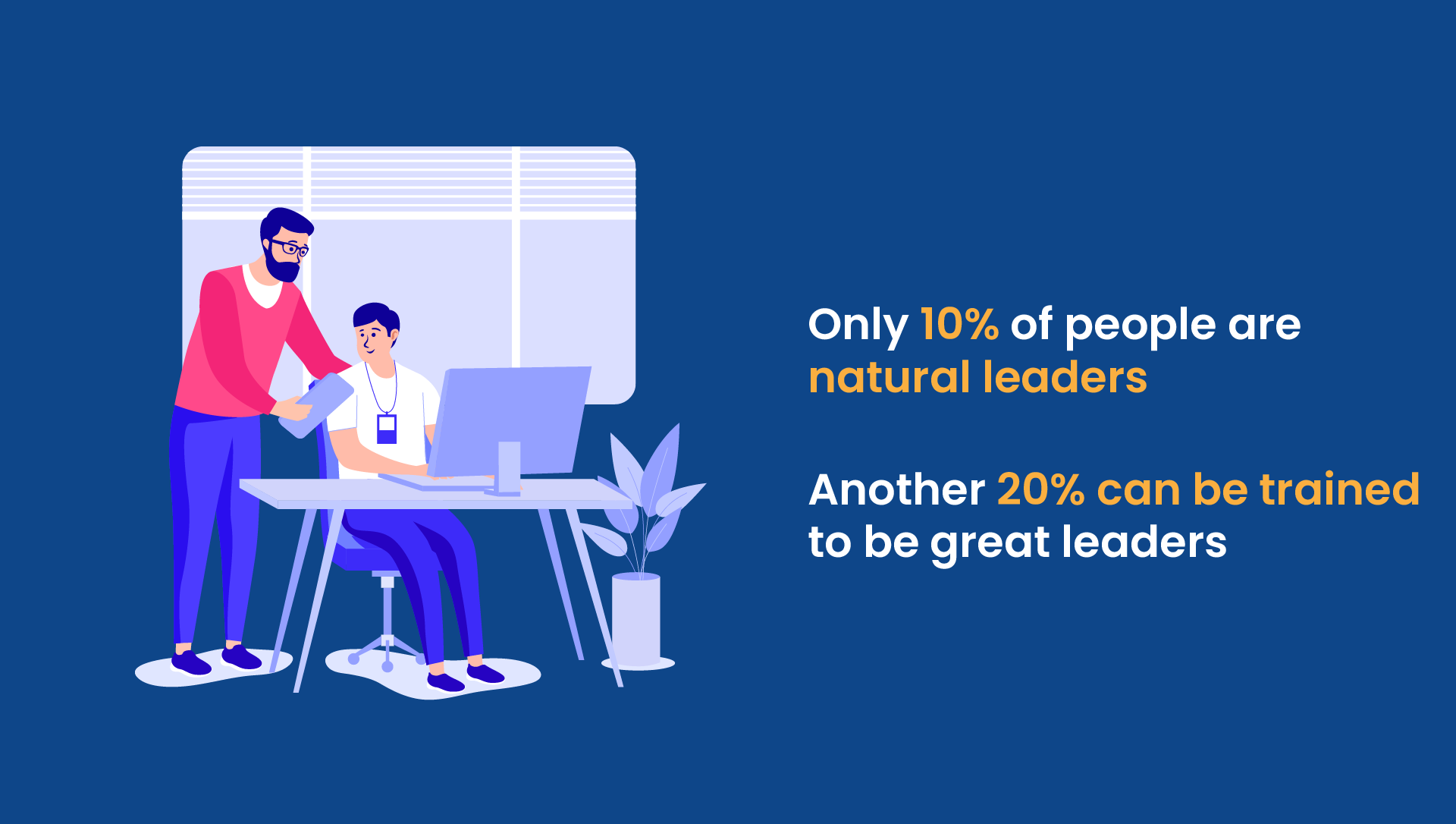 Statistics on natural and trained leaders